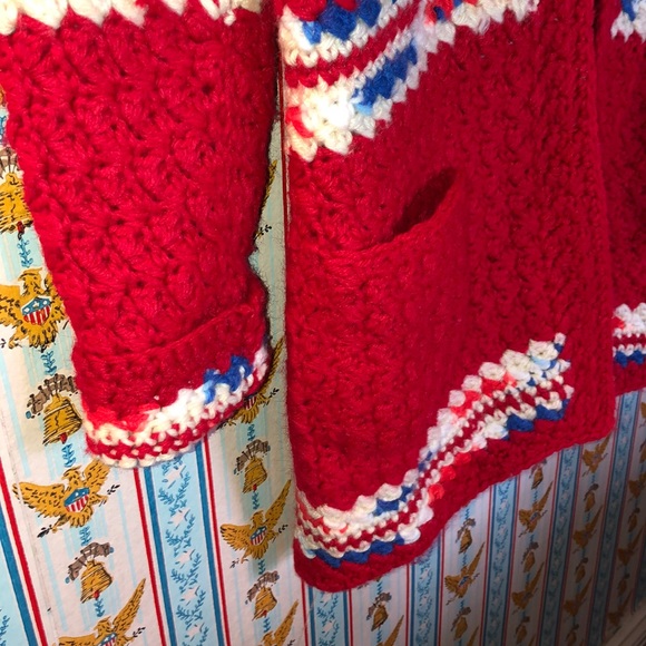 Vintage hand knit sweater - Picture 3 of 4